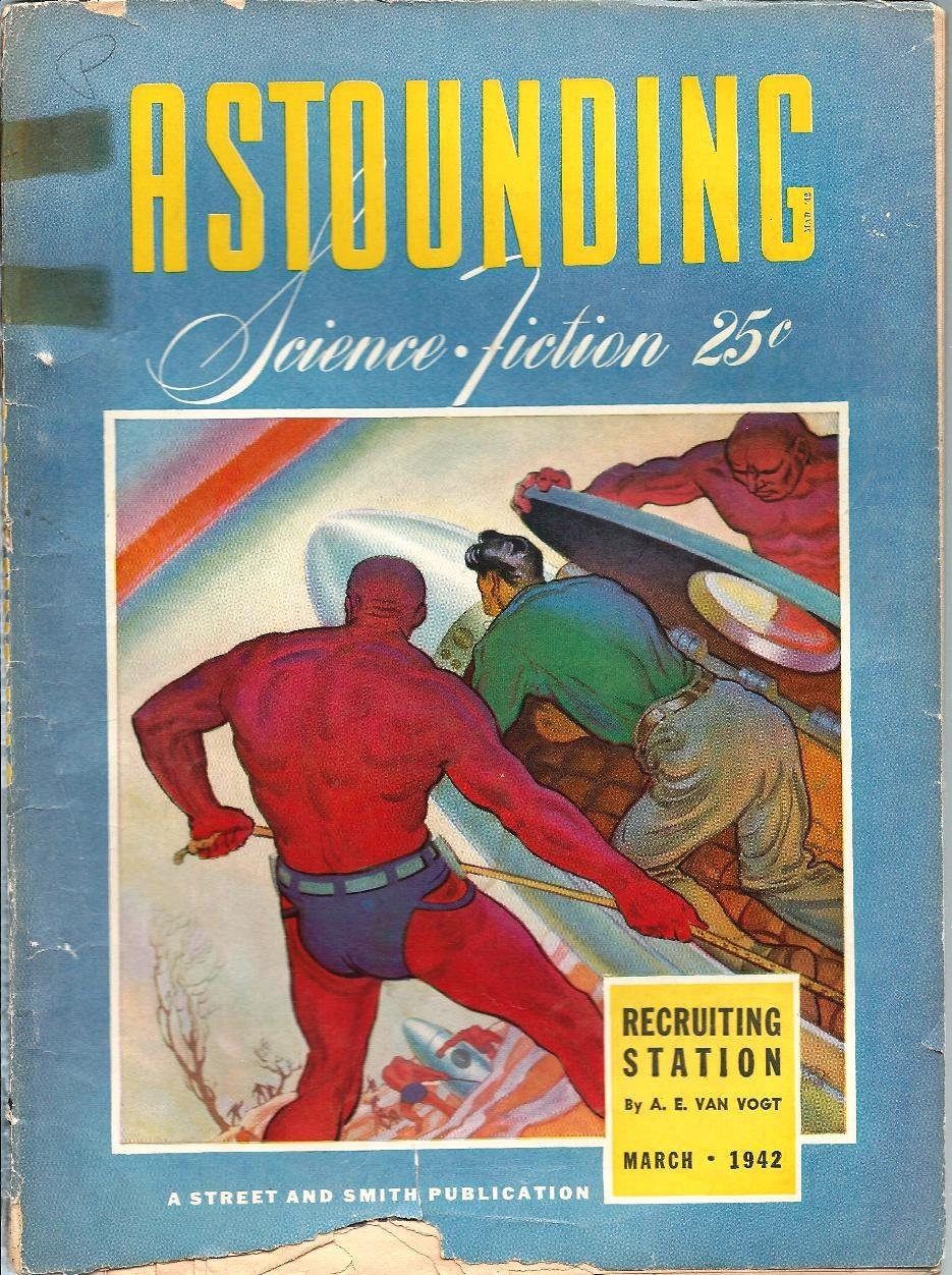 Хайнлайн книги. Хайнлайн Роберт восьмой день творения. Книга 1942. Журнал astounding Роберт Хайнлайн. Astounding Science Fiction 1942.