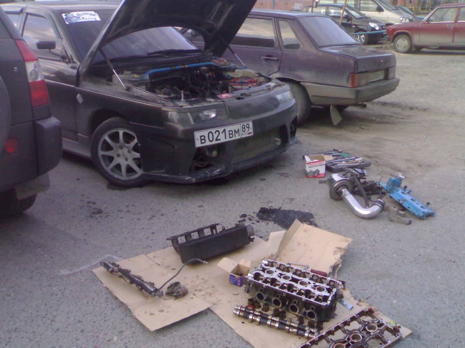 Всё то что скрывается под капотом! — Lada 2112, 1,6 л, 1995 года ...