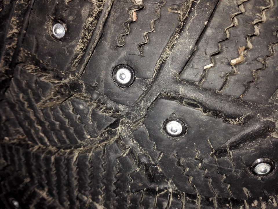 Дошиповка зимних шин — SsangYong Kyron, 2 л, 2008 года | шины | DRIVE2