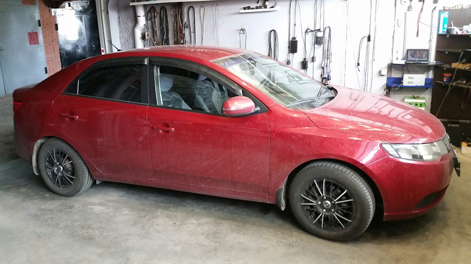 Киа Серато (Kia Cerato) 1,6 — чип тюнинг. Поставлена динамичная ...