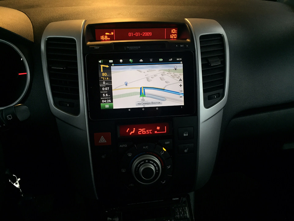 Планшет вместо ГУ — KIA Venga, 1,6 л., 2012 года | автозвук | DRIVE2