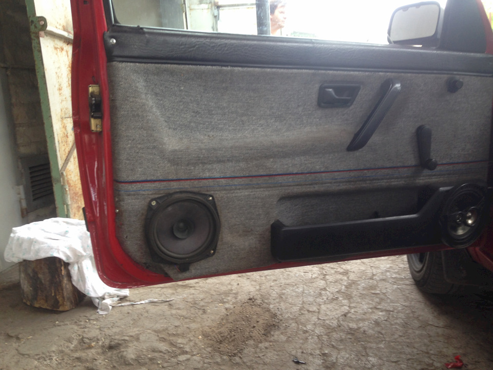 #2 Динамики в дверь или мертвые карты — Volkswagen Golf Mk2, 1,6 л ...