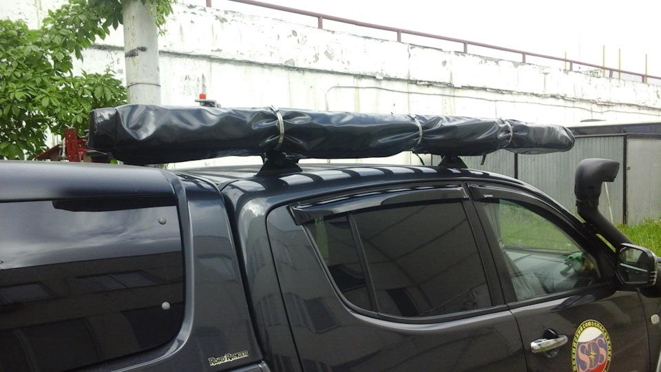 Установка Маркизы на Л200 Дракоша без тубуса — Mitsubishi L200 (4G ...