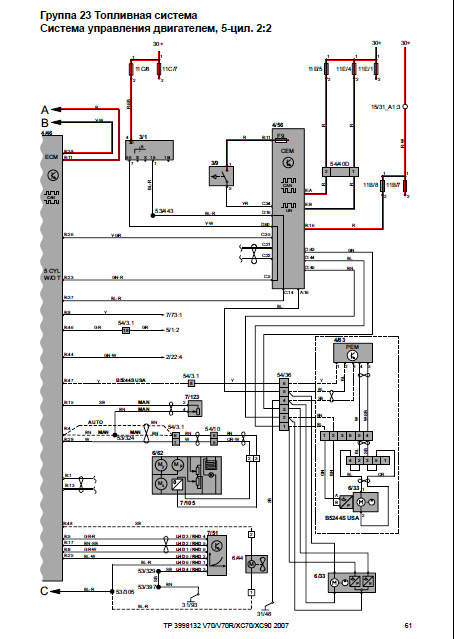Электросхемы volvo