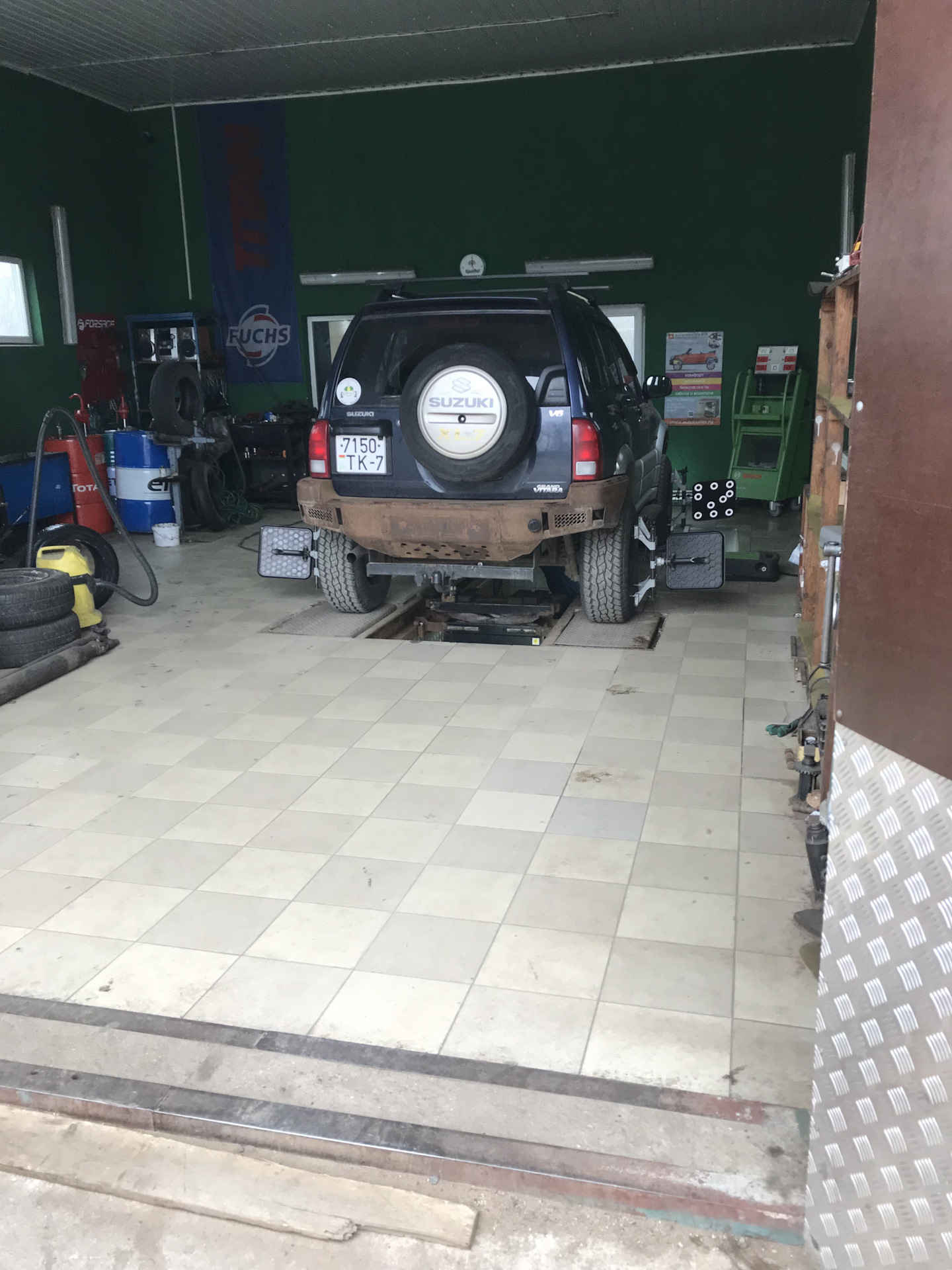 Замена сайлентблоков в передних рычагах — Suzuki Grand Vitara (1G), 2,5 ...