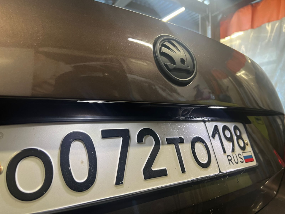 Камера заднего вида Skoda Octavia A7 — Skoda Octavia A7 Mk3, 1,8 л ...