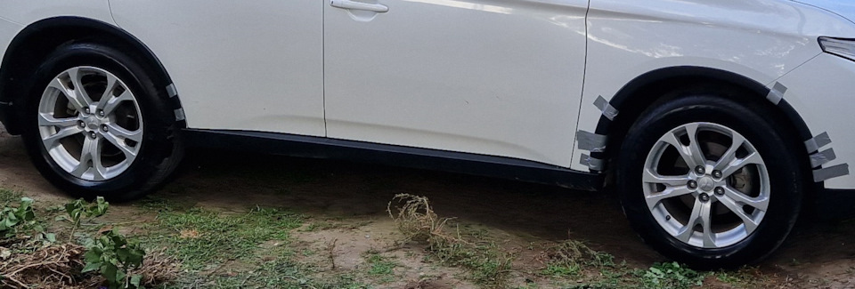 Расширители арок Outlander 2014+ — Mitsubishi Outlander (3G), 2,4 л ...