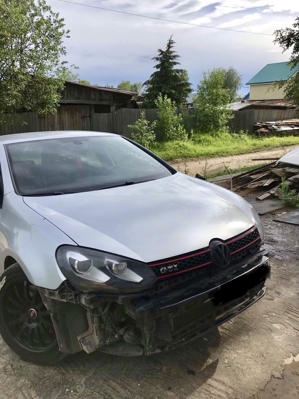 Покраска бампера — Volkswagen Golf Mk6 GTI, 2 л, 2010 года | кузовной ...