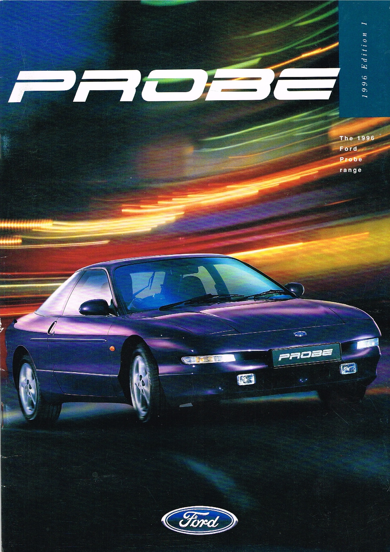 Ford Probe 1990 салон брошюра