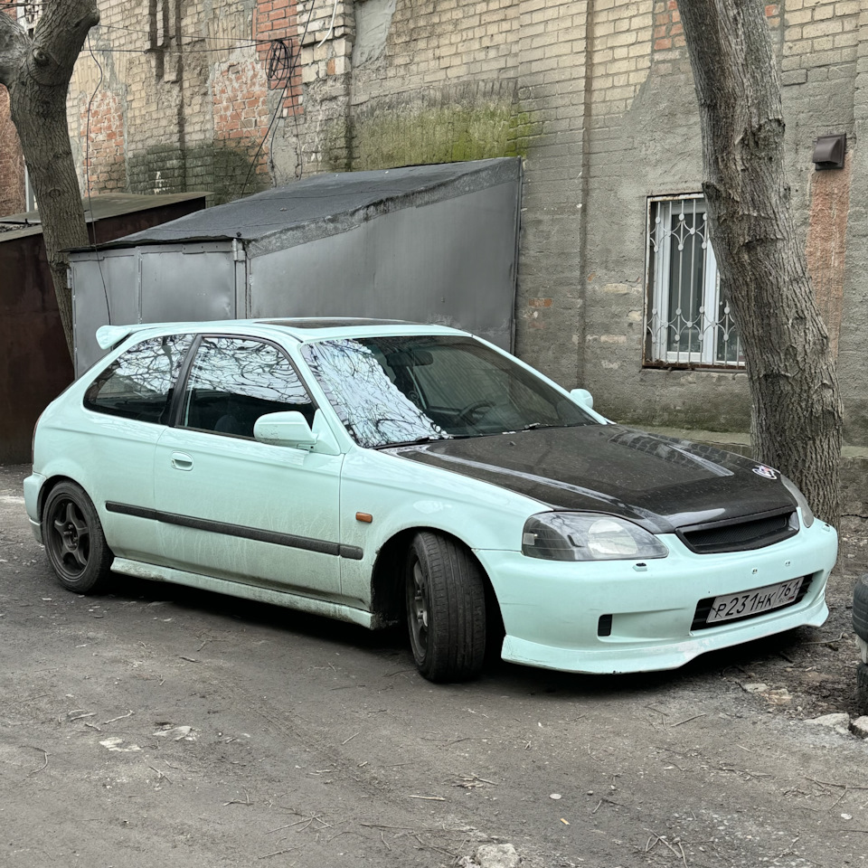 Когда коту делать нечего… — Honda Civic Hatchback (6G), 0,5 л, 1997 года |  своими руками | DRIVE2