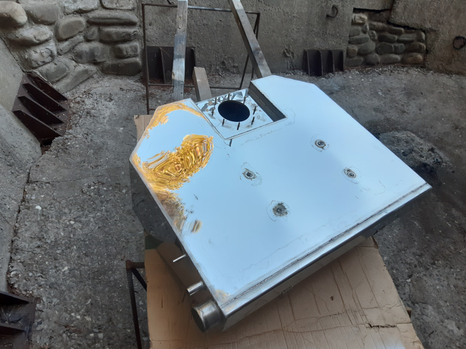 JZ-проект #30. Самодельный бензобак из нержавейки. — ГАЗ 2410, 3 л ...