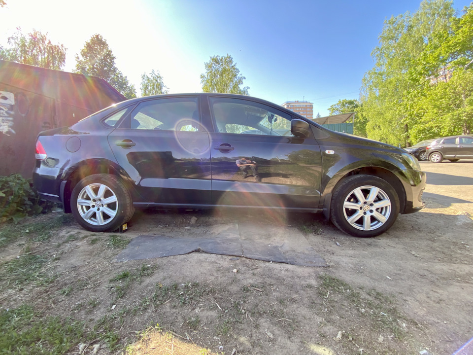 Все🤗 Что планировал сделал 🤙 — Volkswagen Polo Sedan, 1,6 л, 2013 года ...