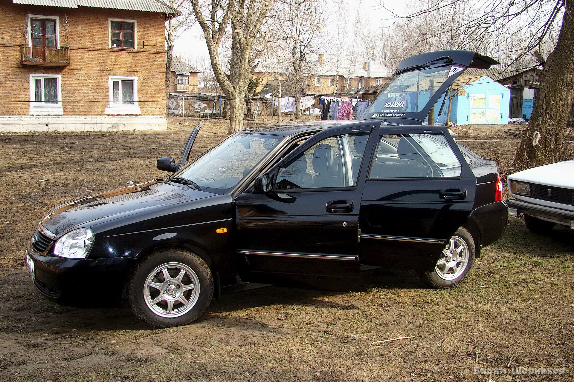 Воркута — Сокольники (Новомосковск). Апрель 2009 года. — Lada Приора  хэтчбек, 1,6 л, 2008 года | путешествие | DRIVE2