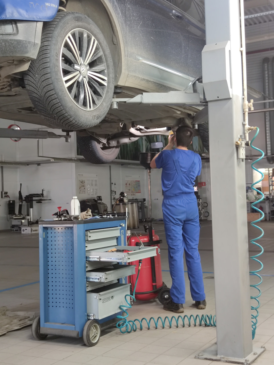 Замена масла в DSG и муфте Haldex — Volkswagen Tiguan (2G), 2 л, 2017 ...