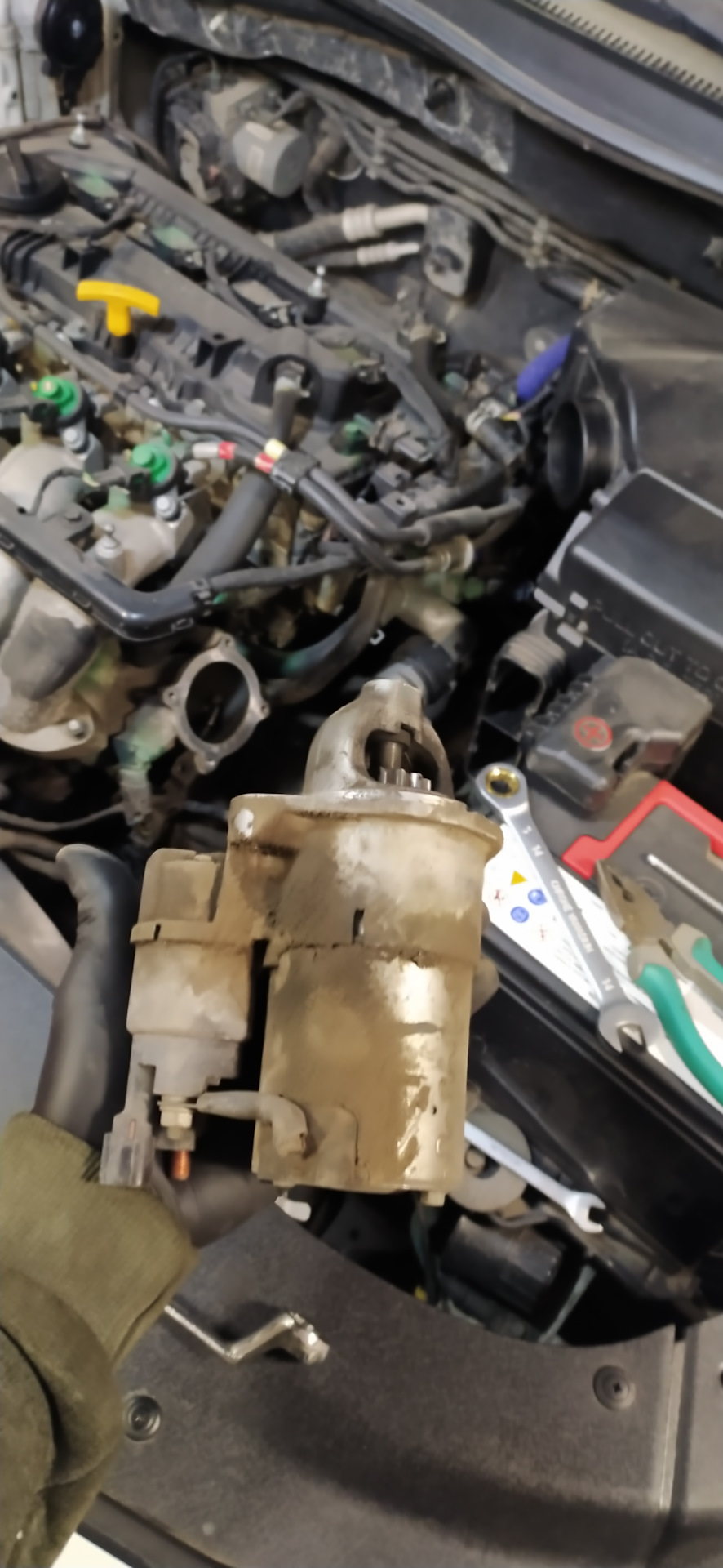 Ревизия стартера — Hyundai Sonata VII (LF), 2017 года | своими руками ...