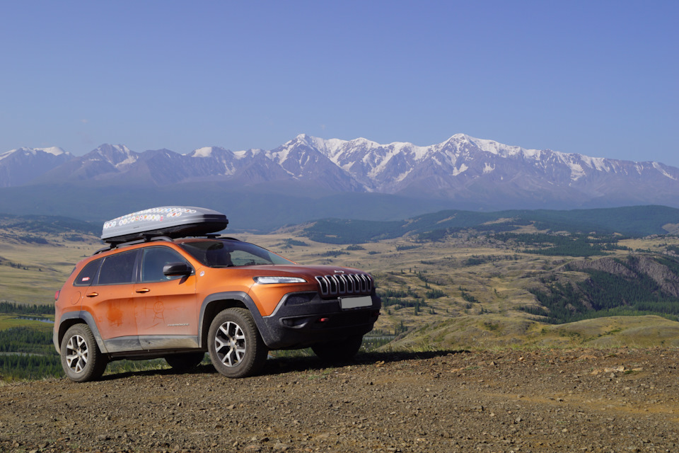 Ящер на Алтае. — Jeep Cherokee (KL)