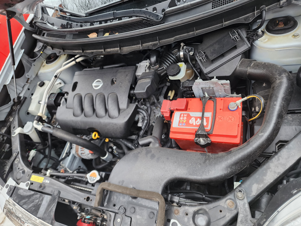 Аккумулятор и масло на НГ — Nissan X-Trail II (t31), 2 л, 2013 года ...