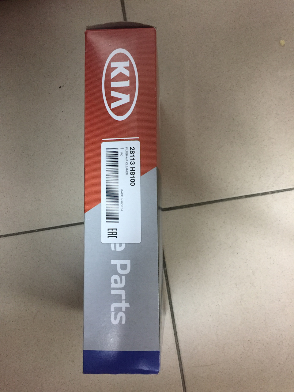 28113H8100 Фильтр воздушный двигателя KIA HYUNDAI | Запчасти на DRIVE2
