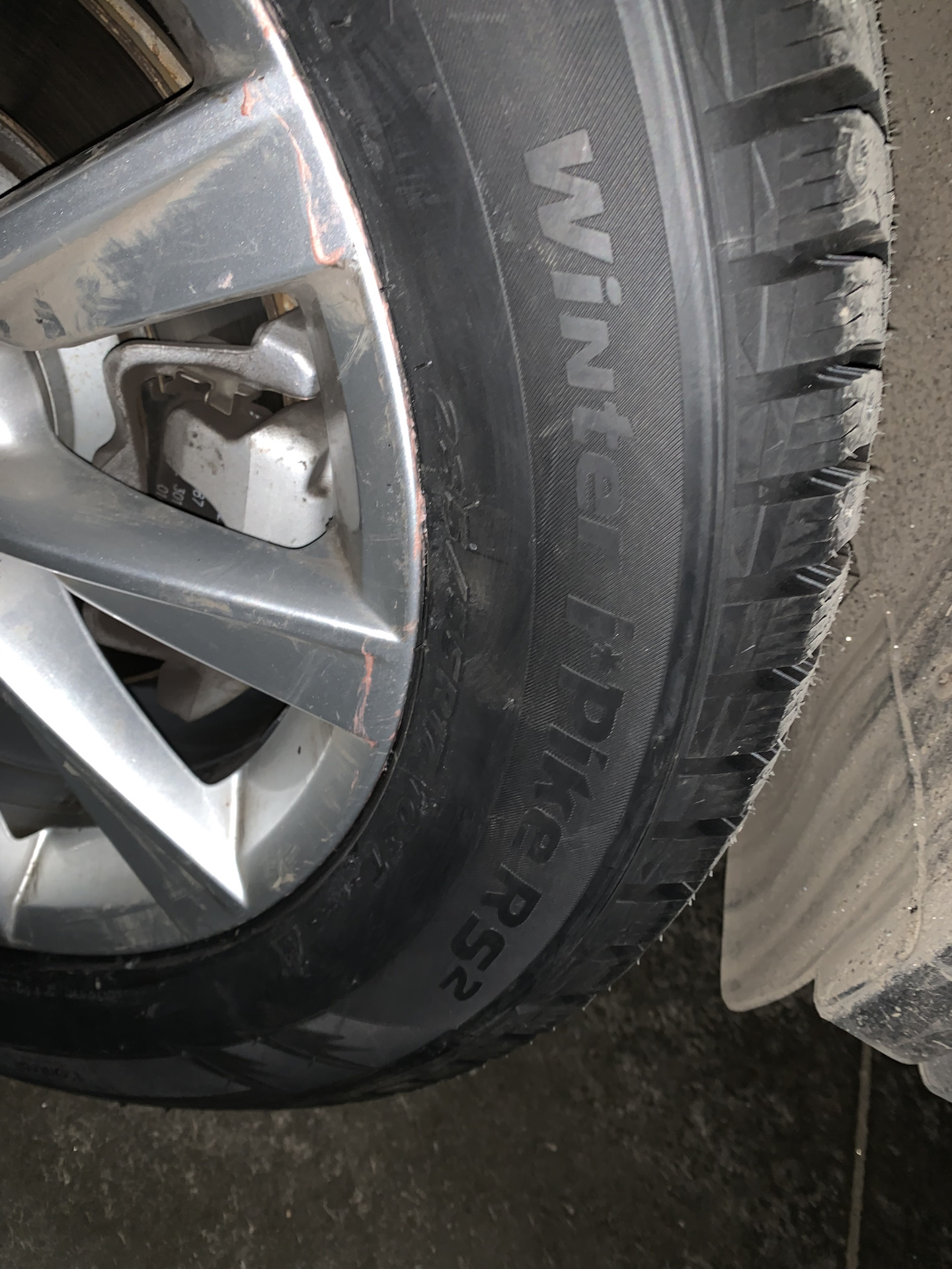 Колеса.Ч2. Новые зимние тапки HANKOOK winter i pike rs2 235/55 R17 103T ...