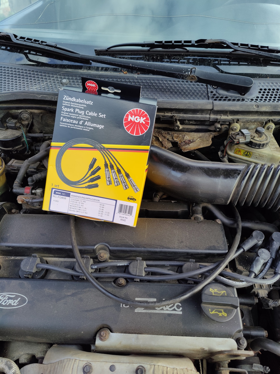 чистка радиаторов, антифриз Hepu, провода NGK — Ford Focus Hatchback I ...