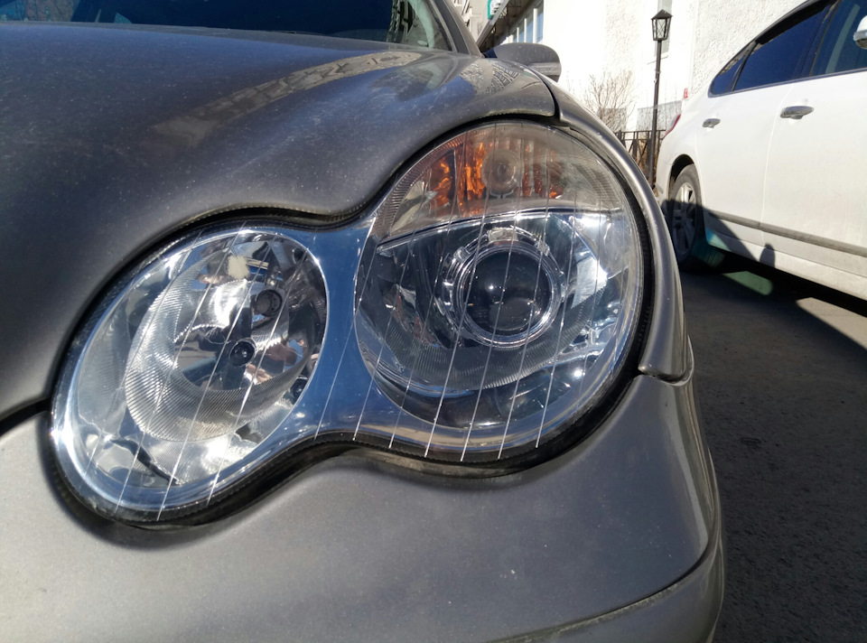 W203 фары тюнинг