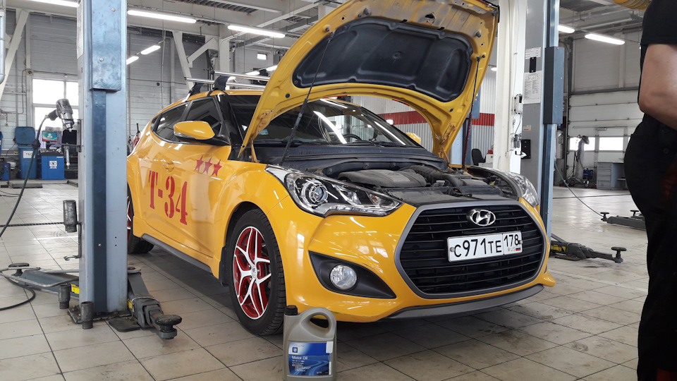 Замена масла и масляного фильтра в Авторусь Подольск. — Hyundai ...