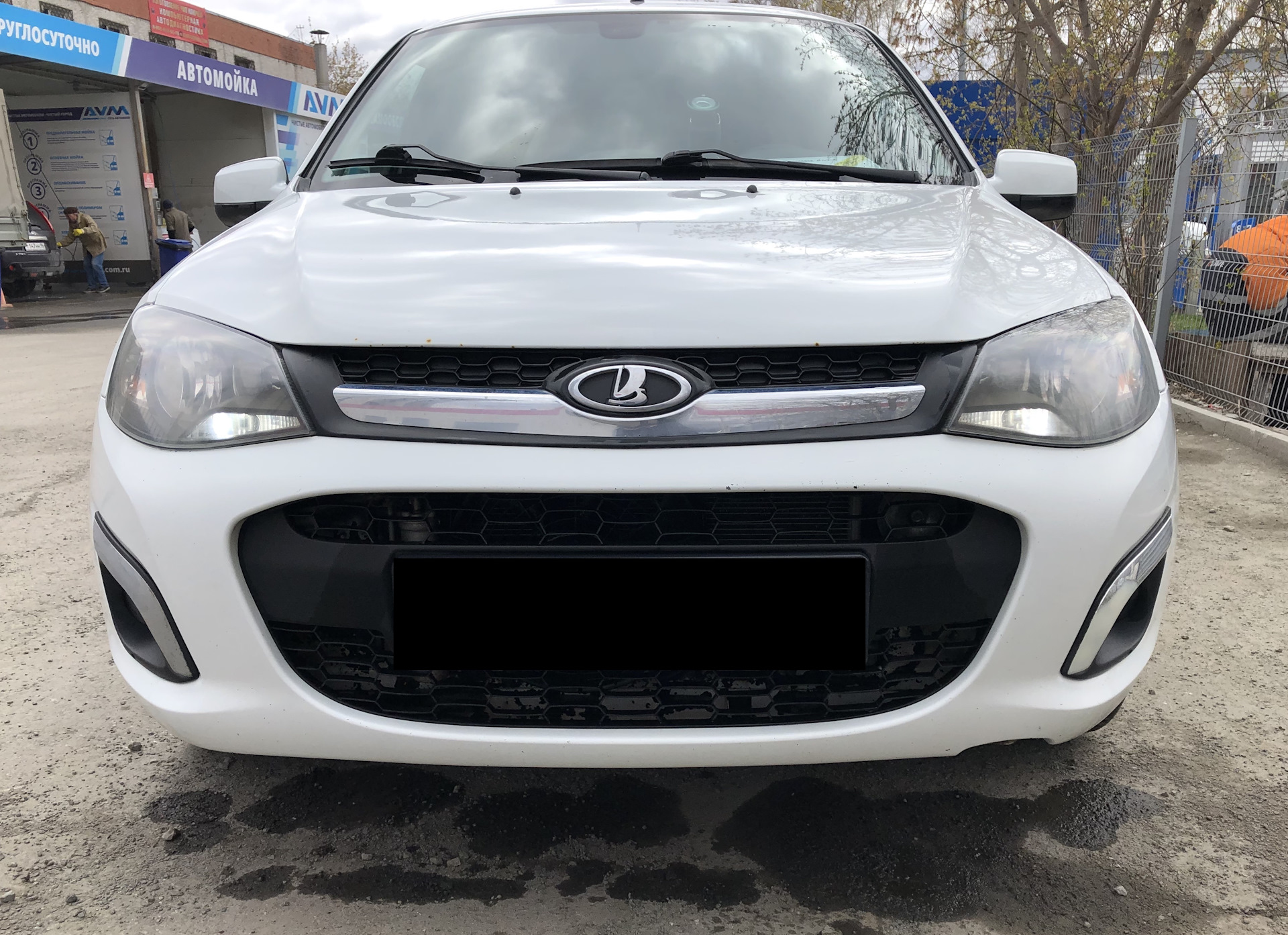 Замена ламп ДХО — OSRAM LEDriving — Lada Калина 2 хэтчбек, 1,6 л, 2014 ...