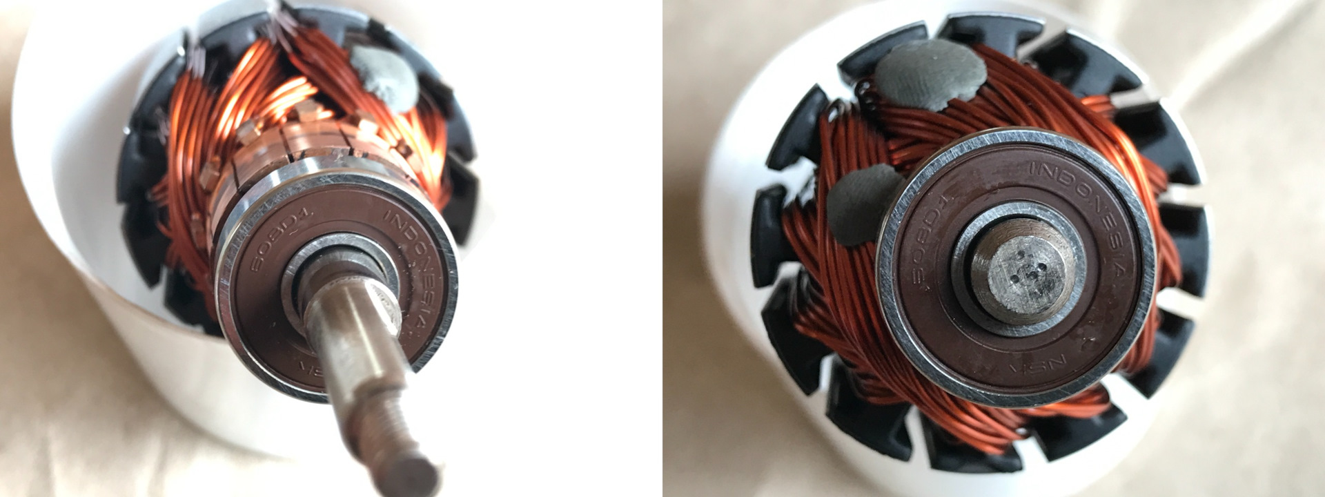 Замена подшипников электродвигателя вентилятора Quattro Freni ...