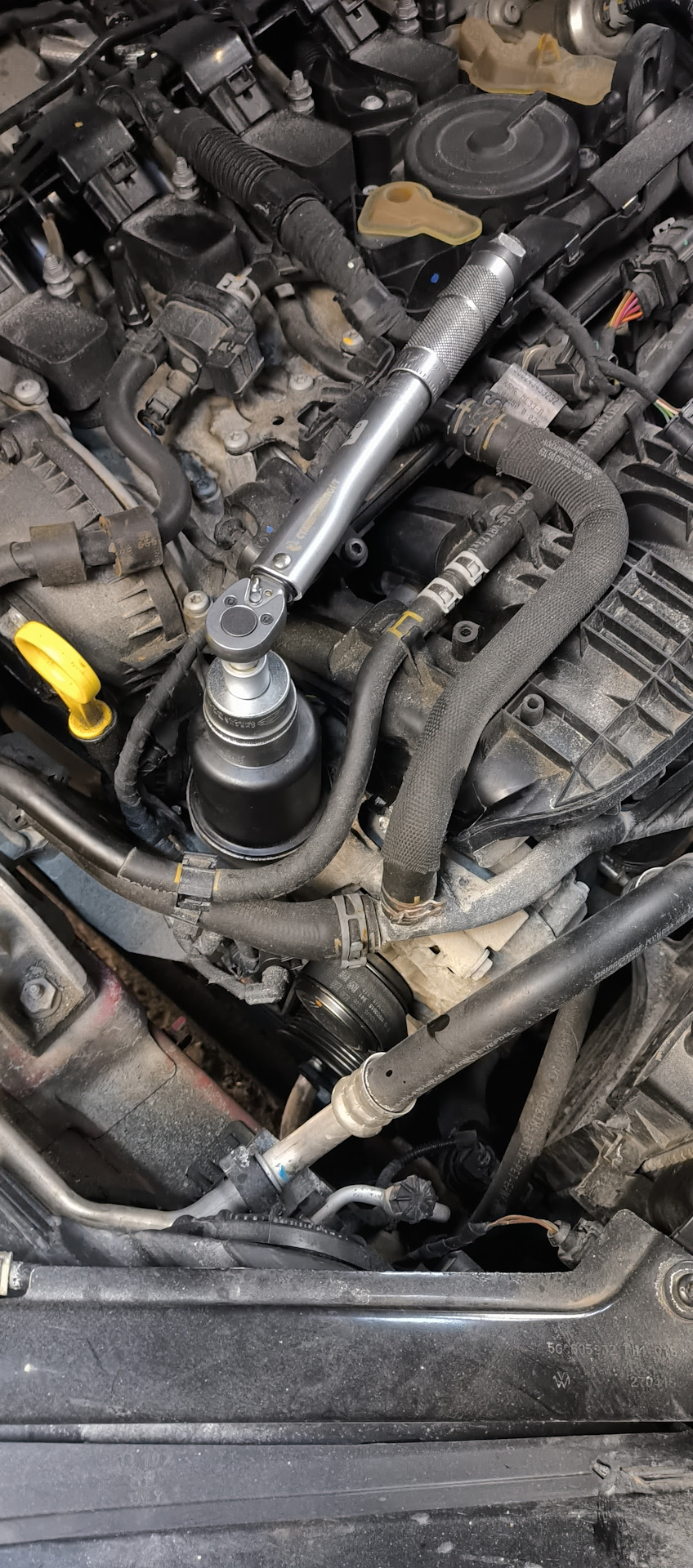 Замена масла — Volkswagen Golf Alltrack (Mk7), 1,8 л, 2015 года ...