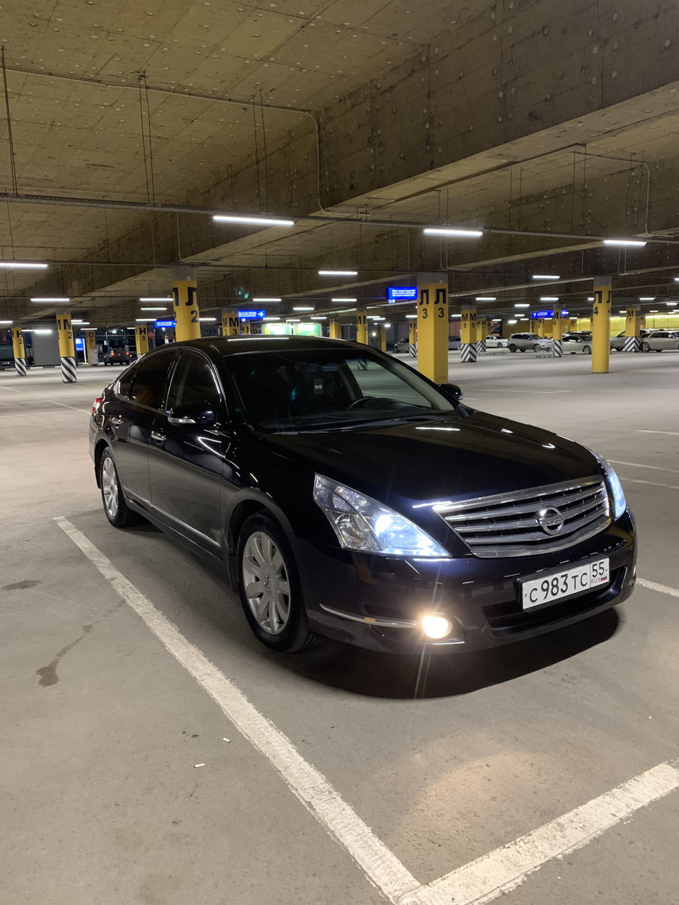 Замена ламп габаритных огней и подсветки номера — Nissan Teana (J32), 2 ...