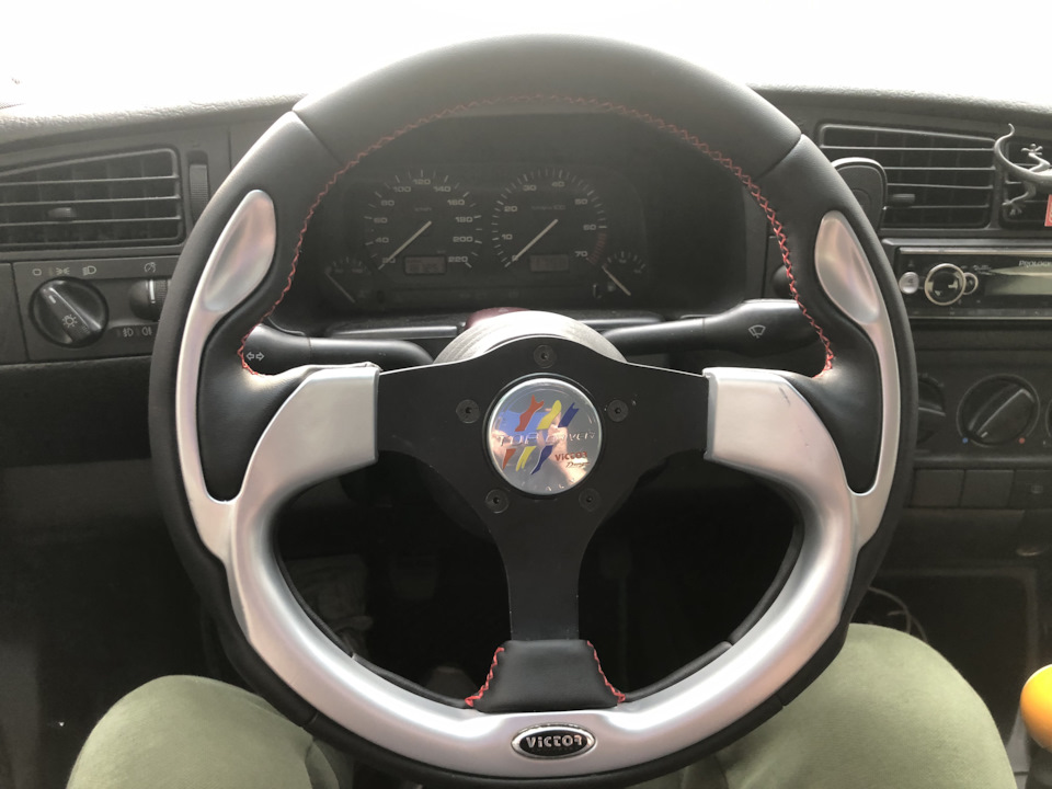 Гоночный руль на golf 3 — Volkswagen Golf Mk3, 1,8 л, 1994 года ...