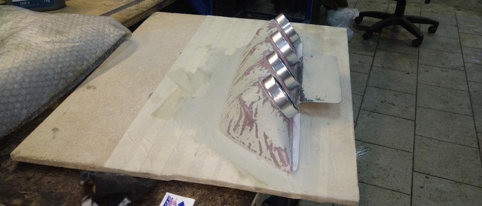 Изготовление подиума под доп приборы 1часть — Subaru Impreza (GE, GH ...