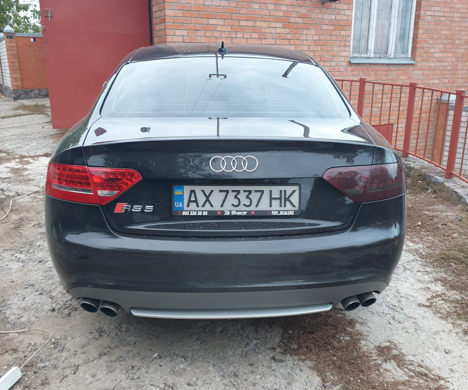 Удалил тонировку фар + замена масла — Audi S5 (1G), 4,2 л, 2011 года ...