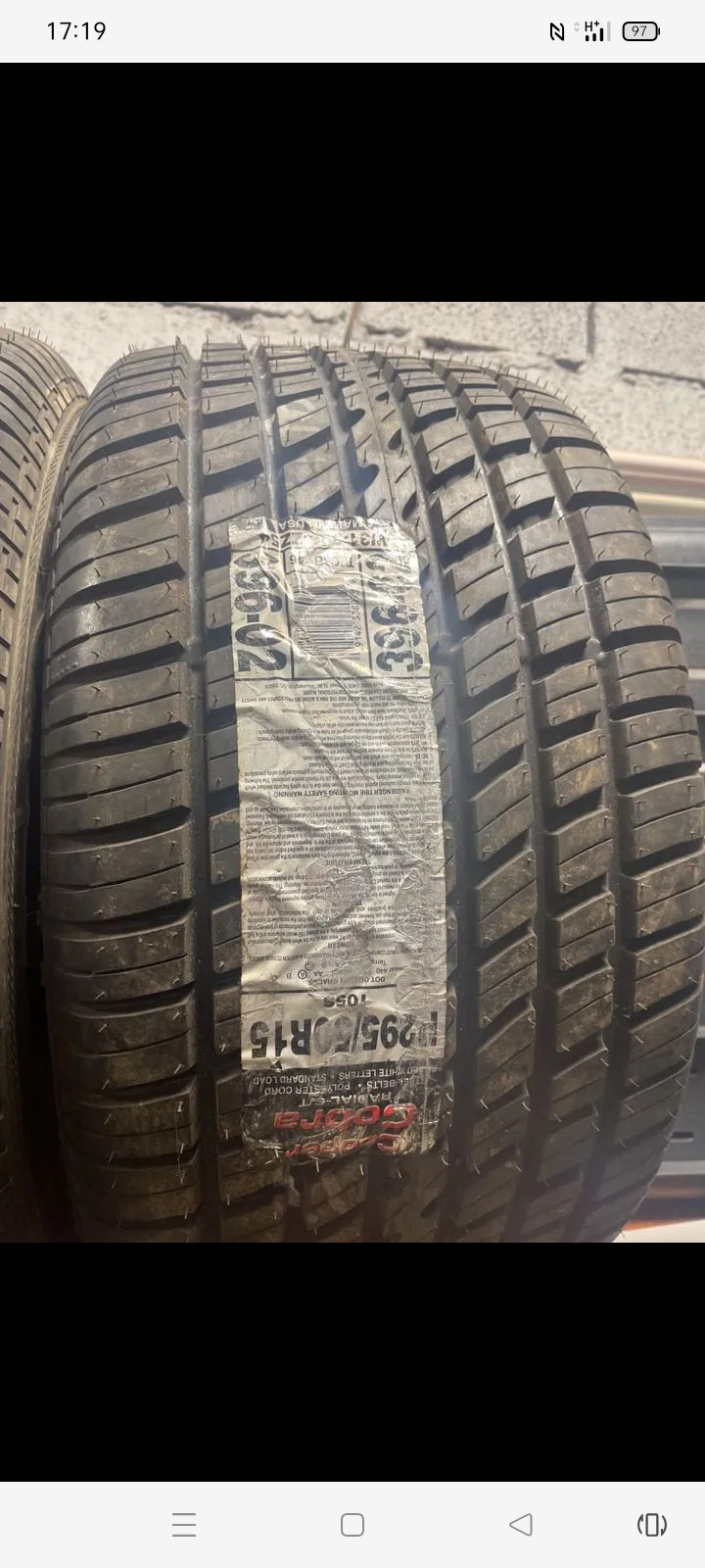 Резина 295/50/15 .Cooper Cobra G/T — ИЖ Москвич 412, 5,2 л, 1977 года ...
