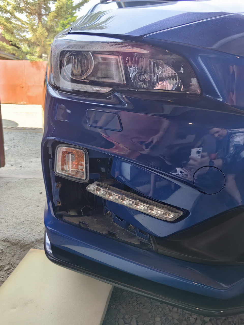 🔰Замена штатных туманок на новые b-led линзы — Subaru Levorg (1G), 1,6 ...