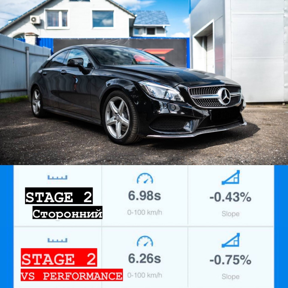 Mercedes-Benz CLS350d — Stage 2 (dragy+видео) — VS Performance на DRIVE2