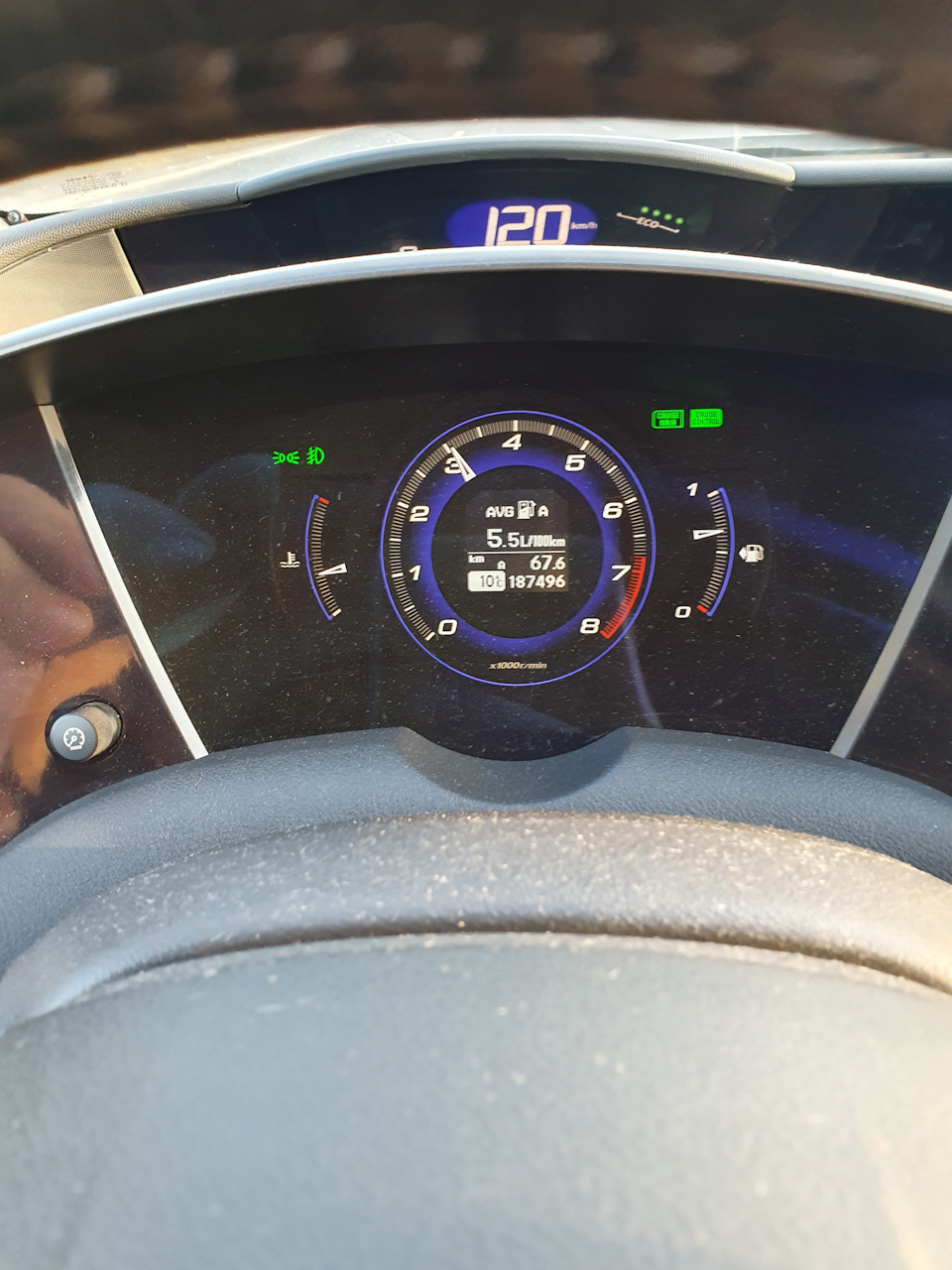 Расход — Honda Civic 5D (8G), 1,8 л, 2008 года | наблюдение | DRIVE2