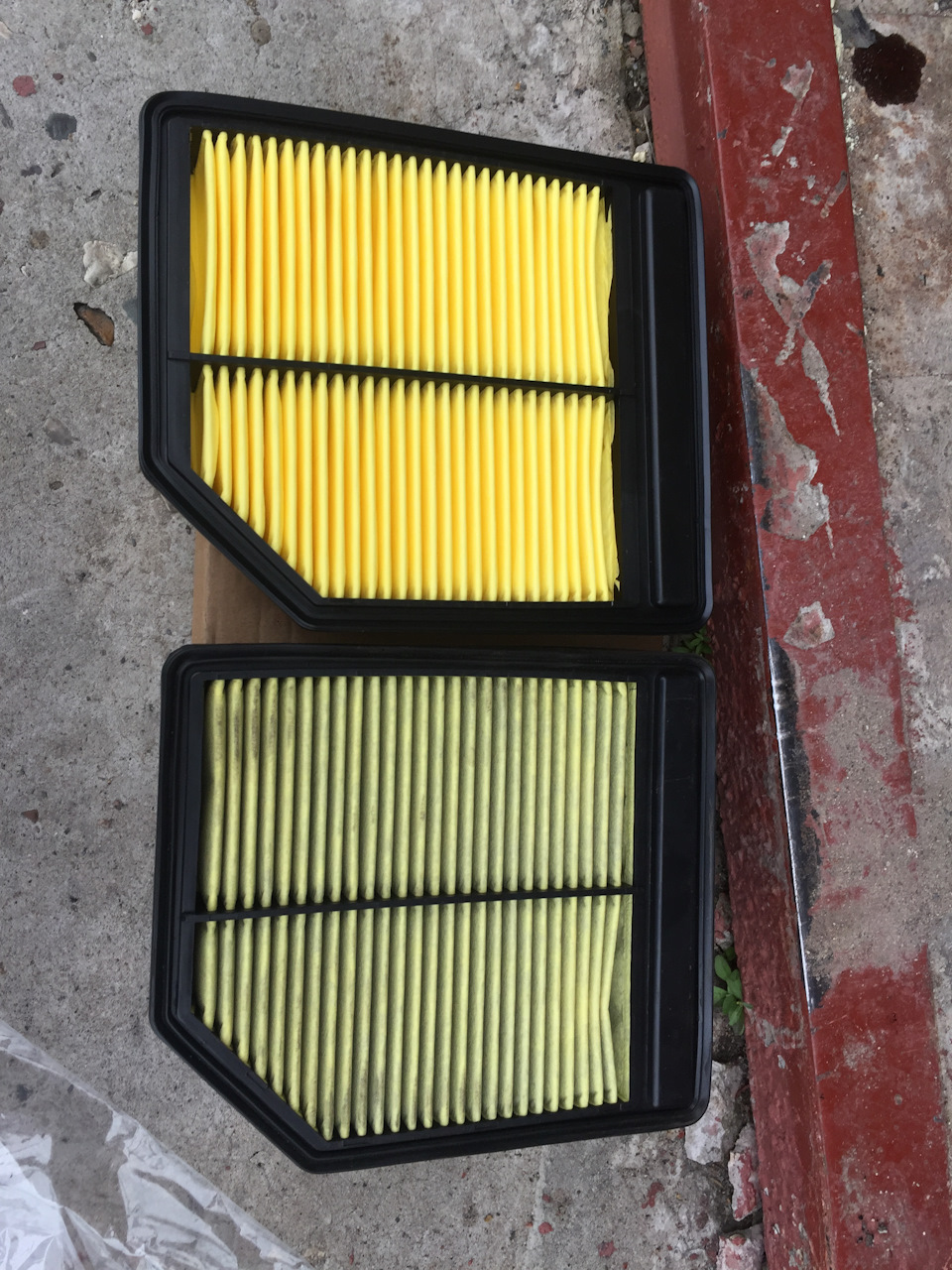 старый VS новый на просвет — Honda Civic Hatchback (8G)