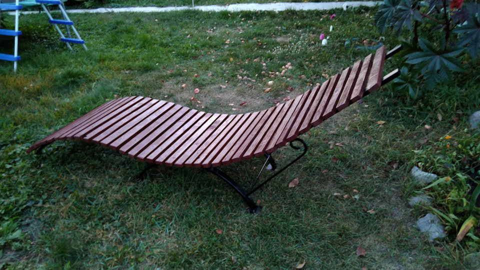 Лежак из штакета — Сообщество «Сделай Сам» на DRIVE2