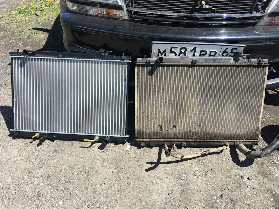 Как снять радиатор охлаждения на харриер Лопнул радиатор - Toyota Harrier (1G), 2,2 л, 1999 года своими руками DRIVE2