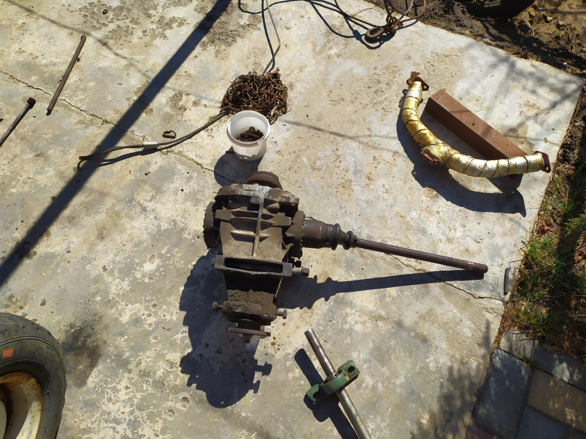 Редуктор от Форда Scorpio на самодельный квадроцикл — Самодельный ...