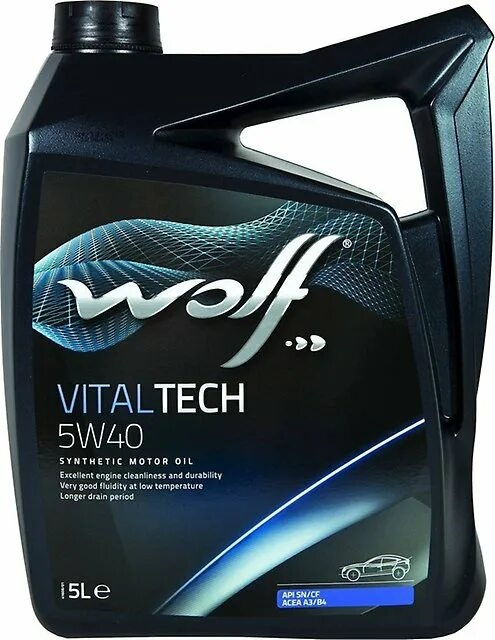 Моторное масло Wolf Vitaltech 5W-40/5W-30. Бюджетное. Бельгийское. Но ...