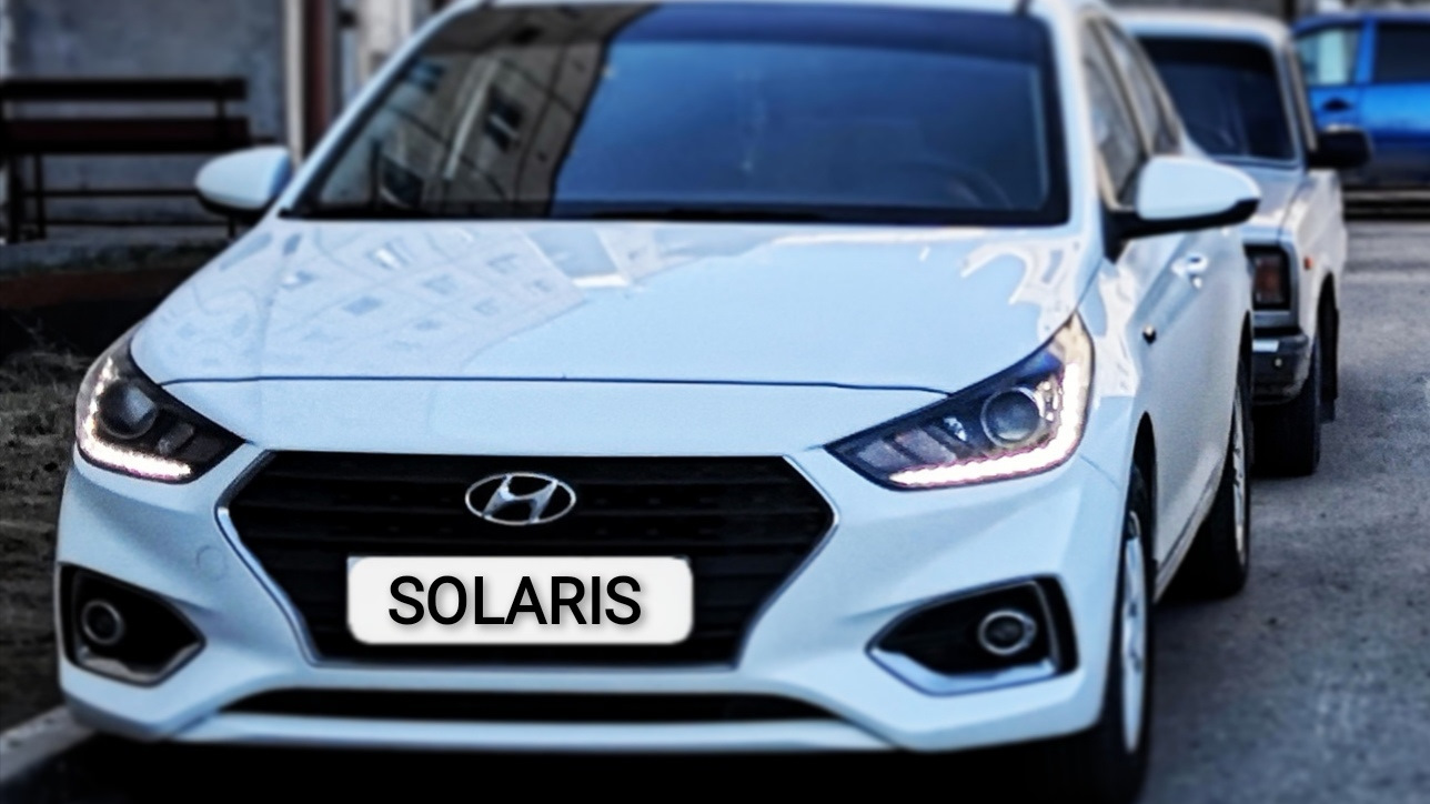 Hyundai Solaris (2G) 1.6 бензиновый 2018 | БЕЛАЯ ПУШКА💥 на DRIVE2