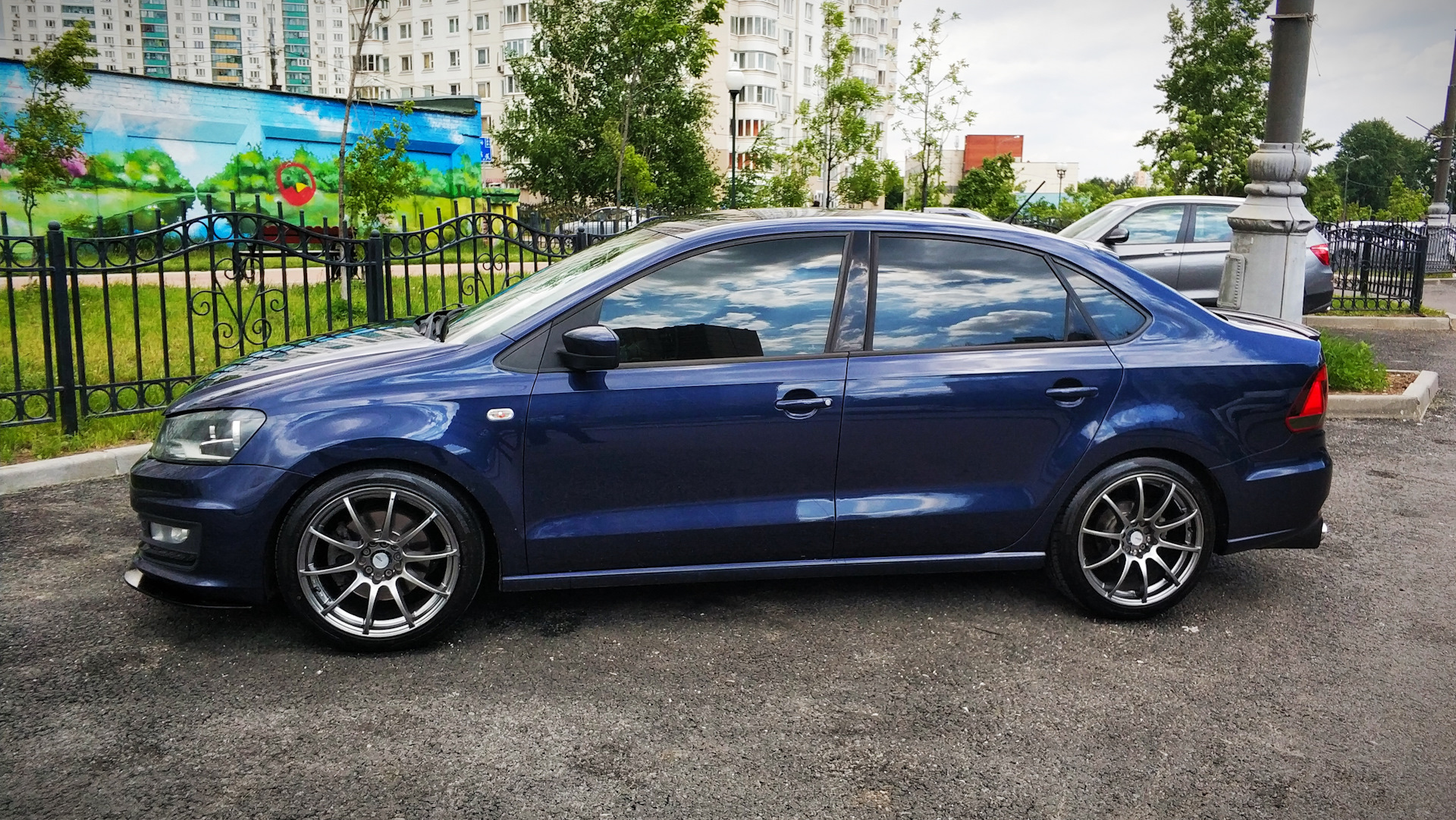 VW Polo sedan Tuning. АК, поло седан.