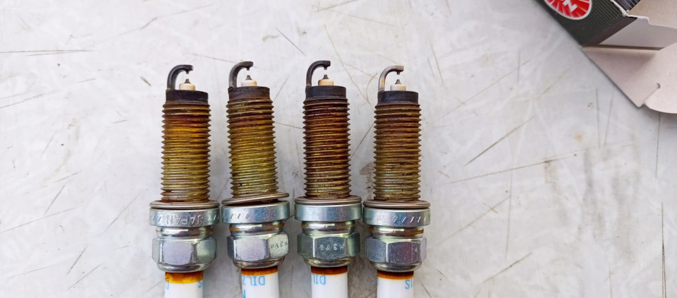 Старые свечи — Honda Fit (3G)