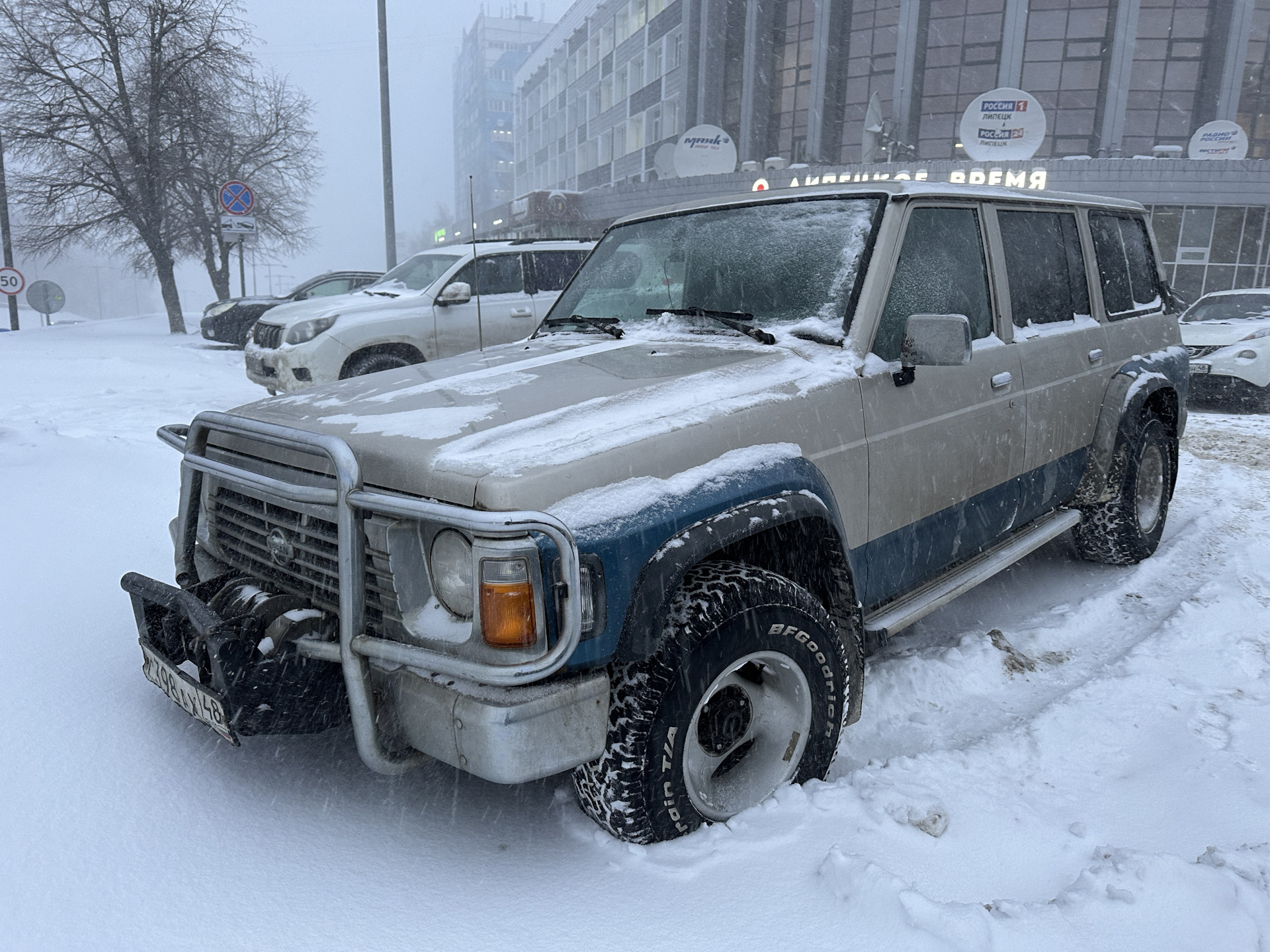 Снежная зима и полный привод — Nissan Patrol GR I (Y60), 4,2 л, 1997 года |  визит на сервис | DRIVE2