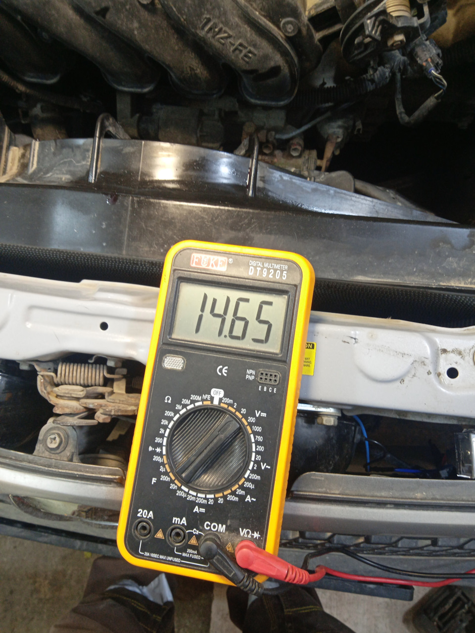 Photo from the logbook Toyota Corolla Fielder (E120)