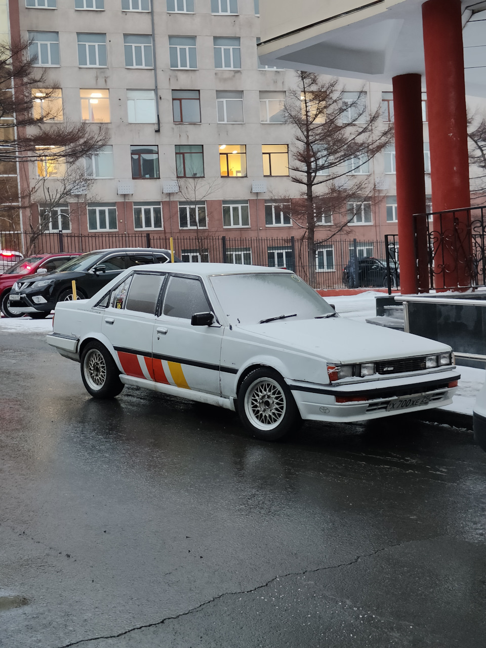 Как зимой ничего не хочется делать с машиной. Просто пару фото — Toyota  Carina (3G), 1,6 л, 1983 года | фотография | DRIVE2