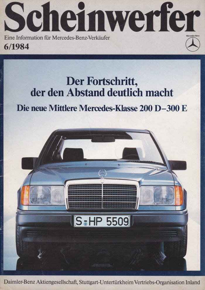 Mercedes Benz W124 Intro 1984 Drive2