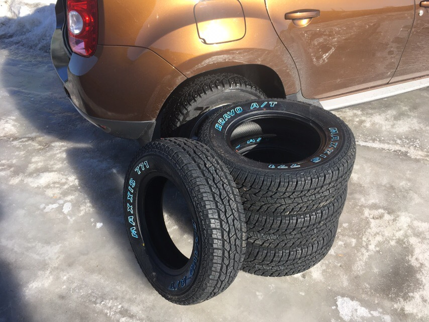 Maxxis at-771 bravo — Renault Duster (1G), 2 л, 2014 года | шины | DRIVE2